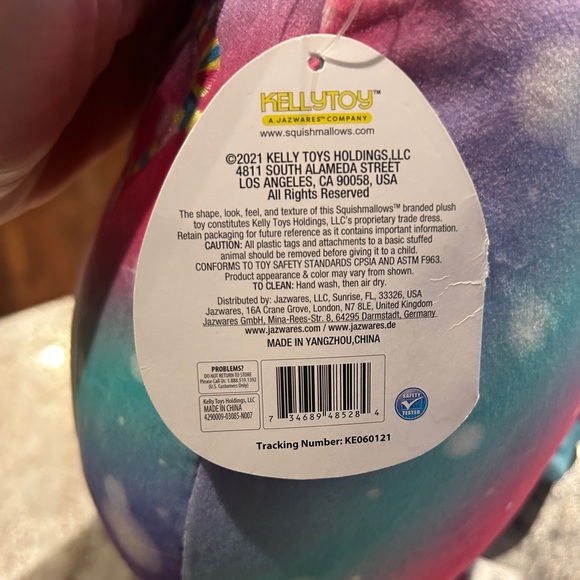 Squishmallows Kimia the Unicorn 8" Back to school - Picture 7 of 7